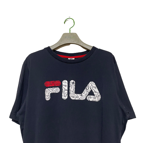 Pilar (Wheela) Navy Big Logo Vahn Tee Size 95-100