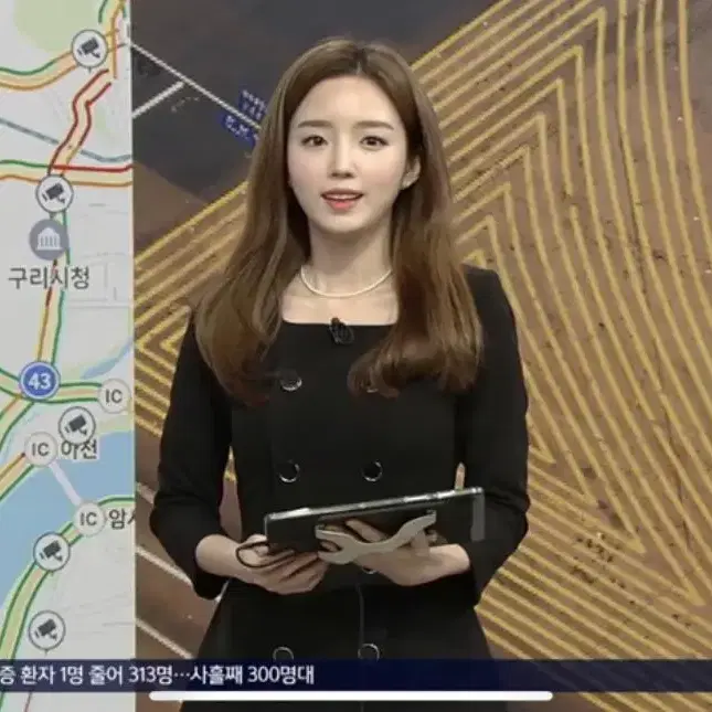 [아나운서착용] 천연 담수 진주 목걸이