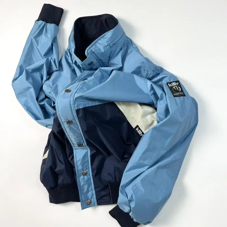 80-90s killy goretex blue tone jumper