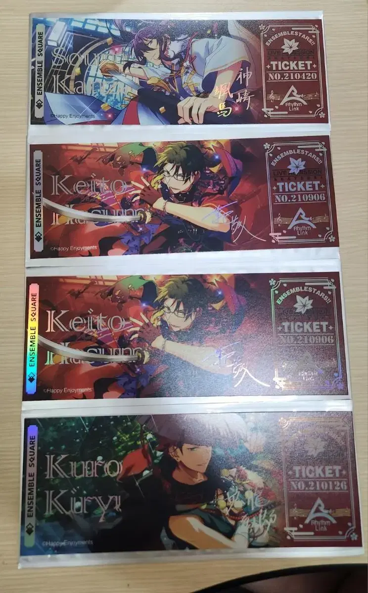 (Unsealed) Angsta Live Ticket Hong Yue Kuro Keitosoma Bulk