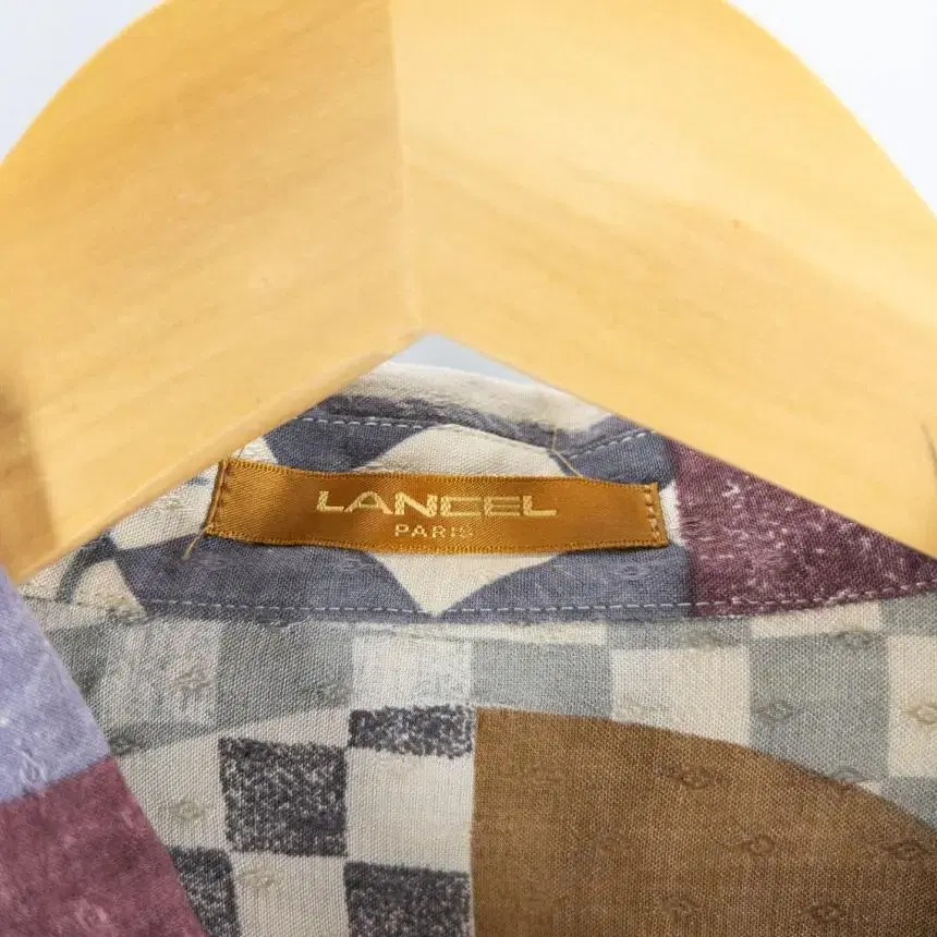 Lancel 란셀 남성 셔츠 L/빈티지홍