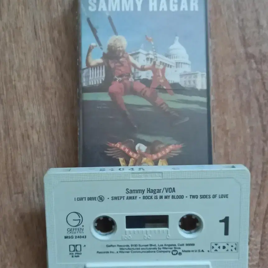 sammy hagar van halen 수입 카세트테이프