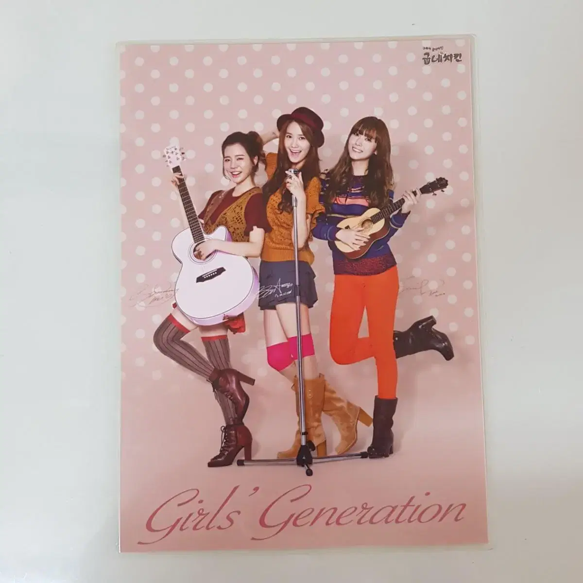 Girls Generation Grilled Chicken Model Double-sided Coating Photo Rare