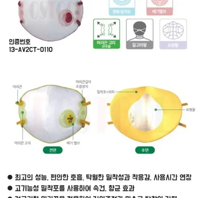 산업용 1급마스크