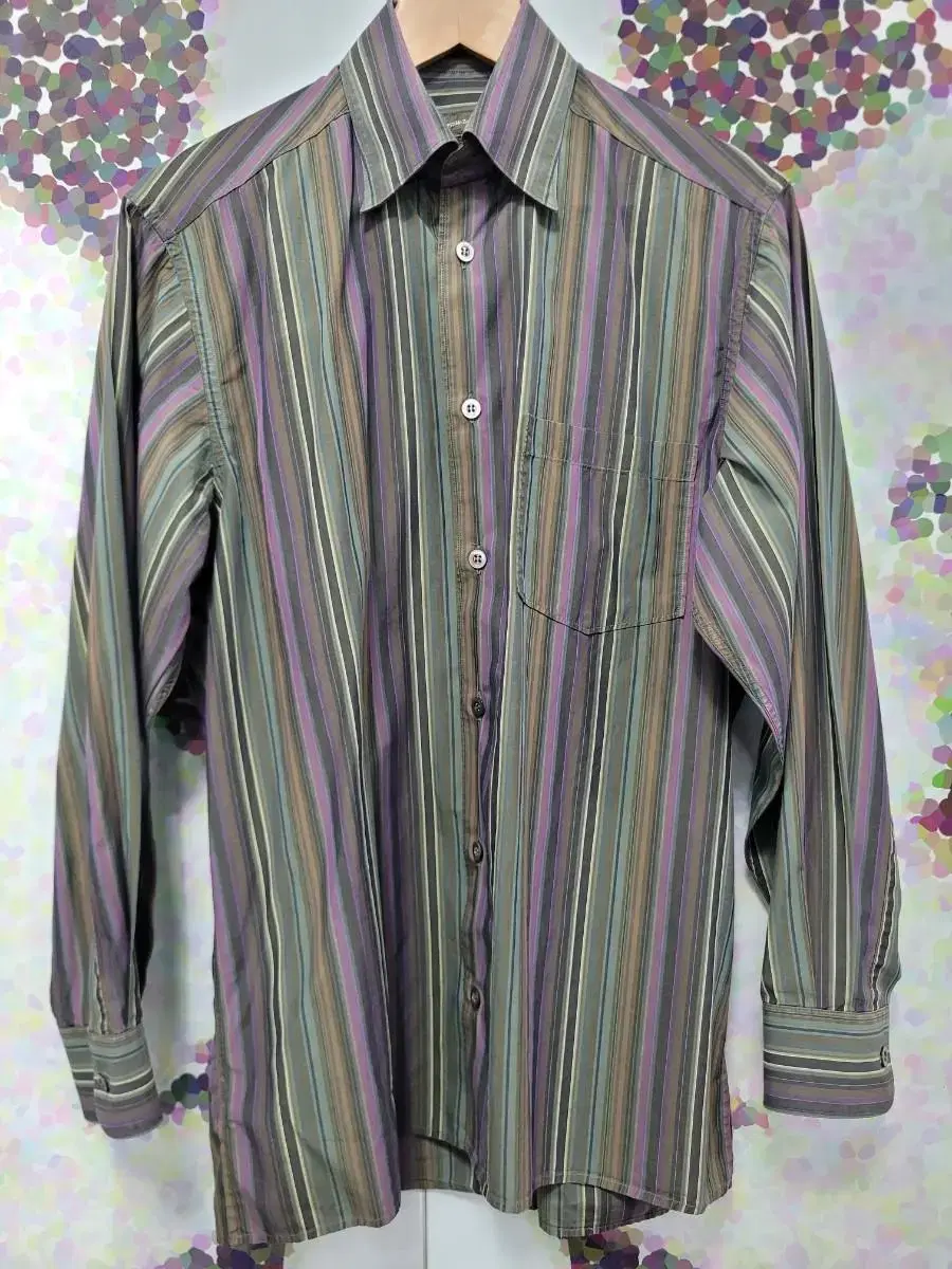 Ermenegildo Zegna Striped Long Sleeve Shirt