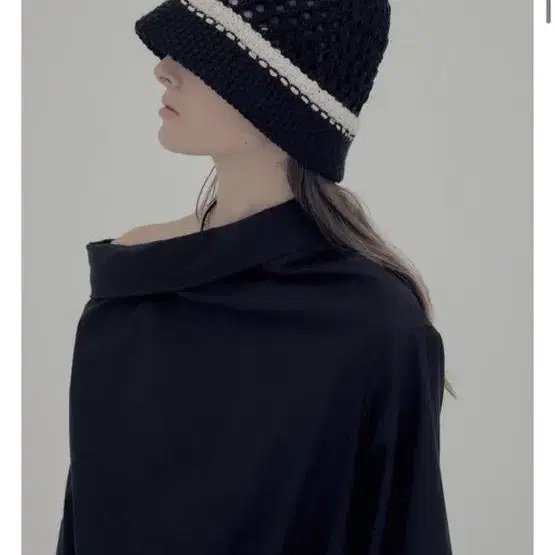 문선버킷 Honeycomb knit Hat