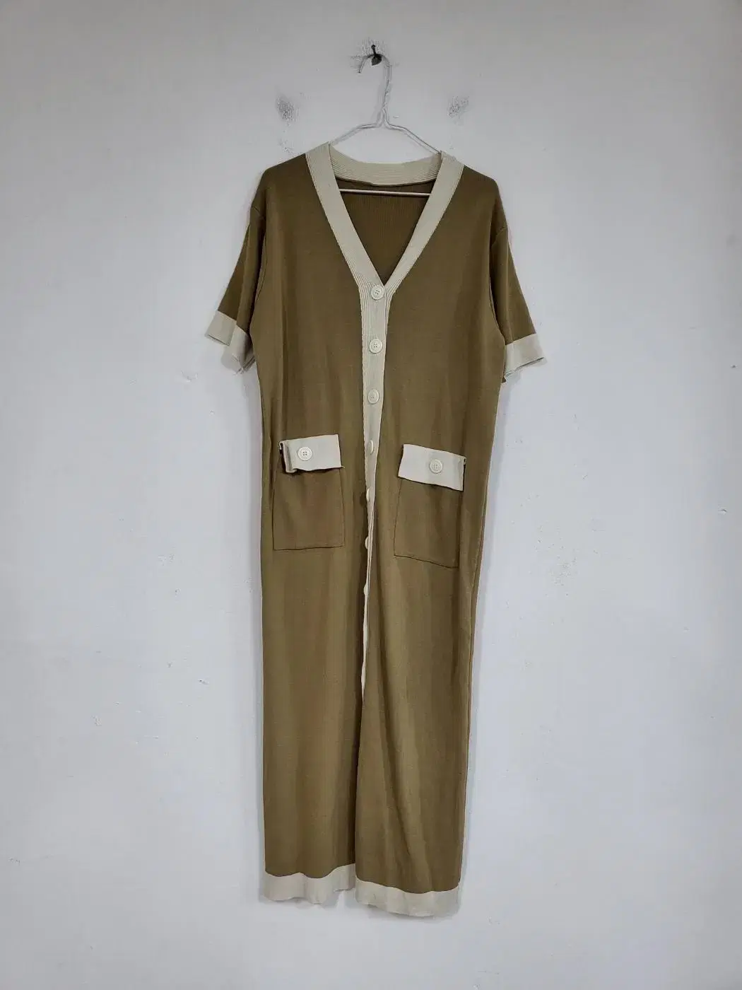 Women's Brown Pocket Something Long ONEPIECE 66