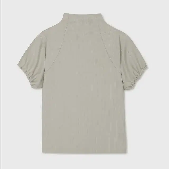 포티 poti mockneck reglan top(ash grey)