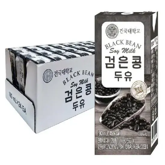 건국두유 검은콩 190ml x 24개