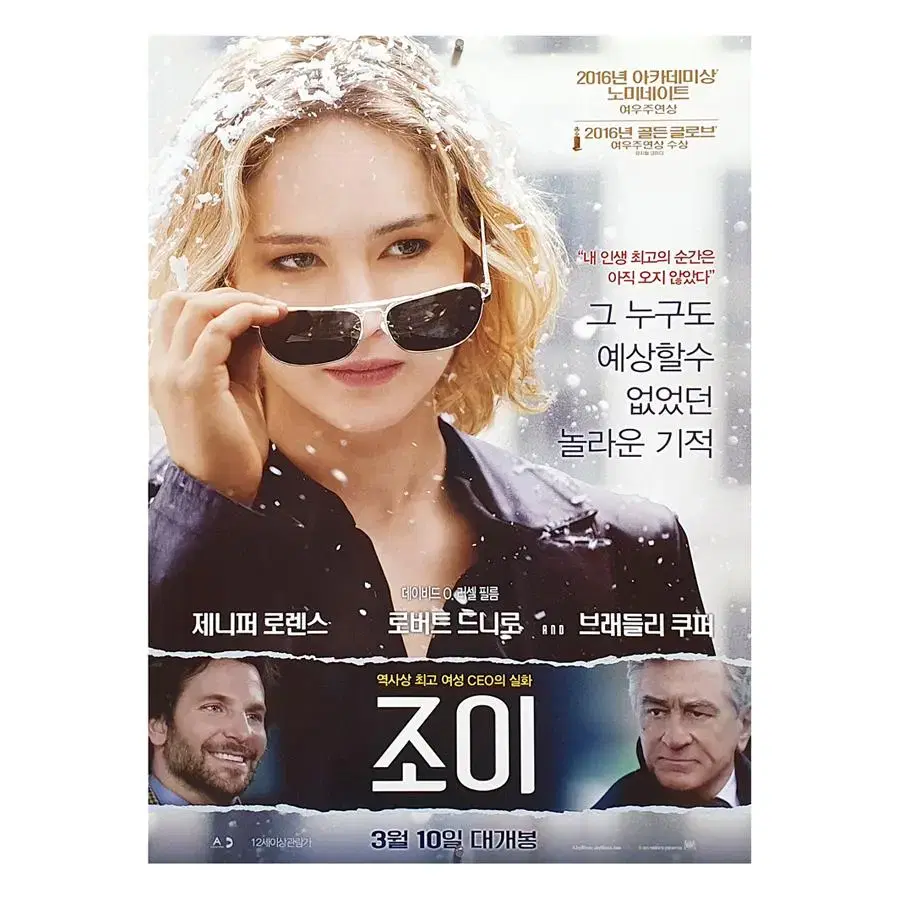 [영화 포스터] 조이 (2016)