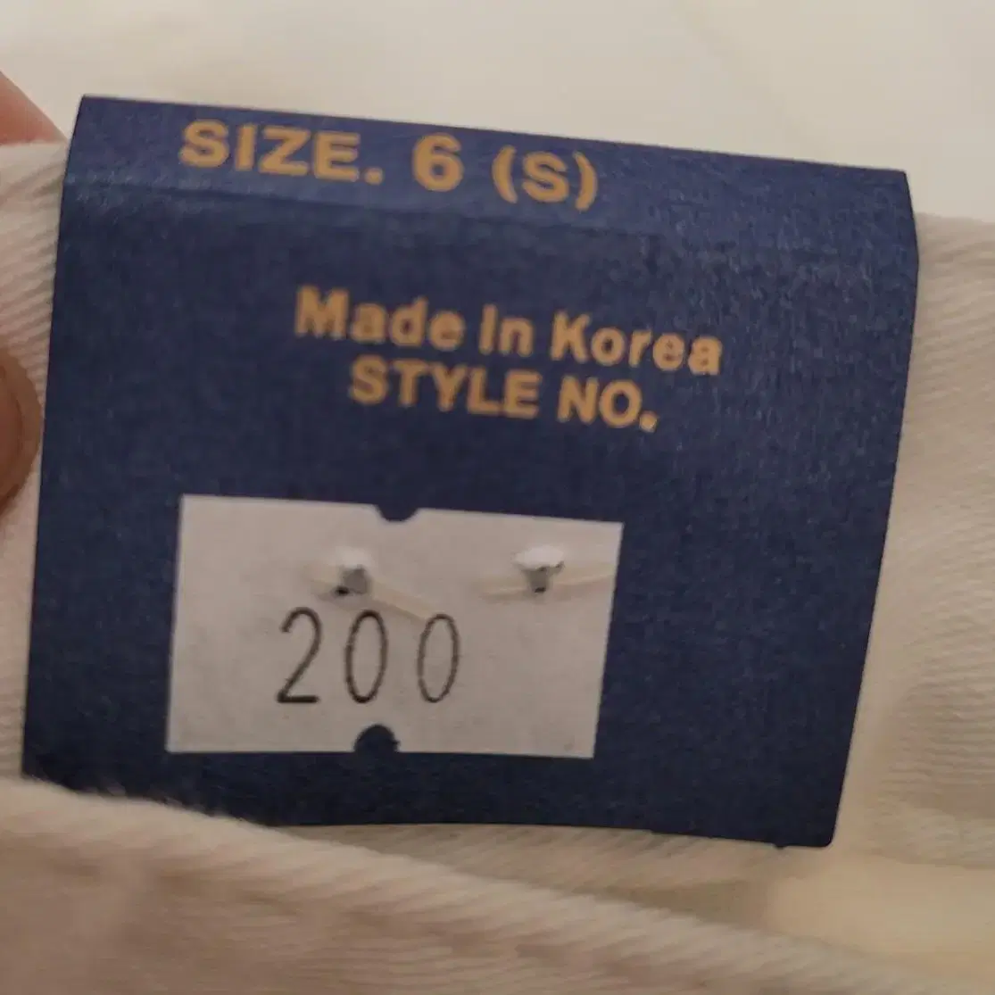 새상품/ 화이트 핫팬츠 made in korea