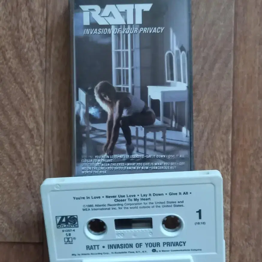 ratt 수입 카세트테이프