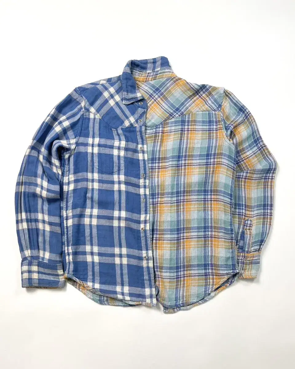 vintage reversible check flannel western