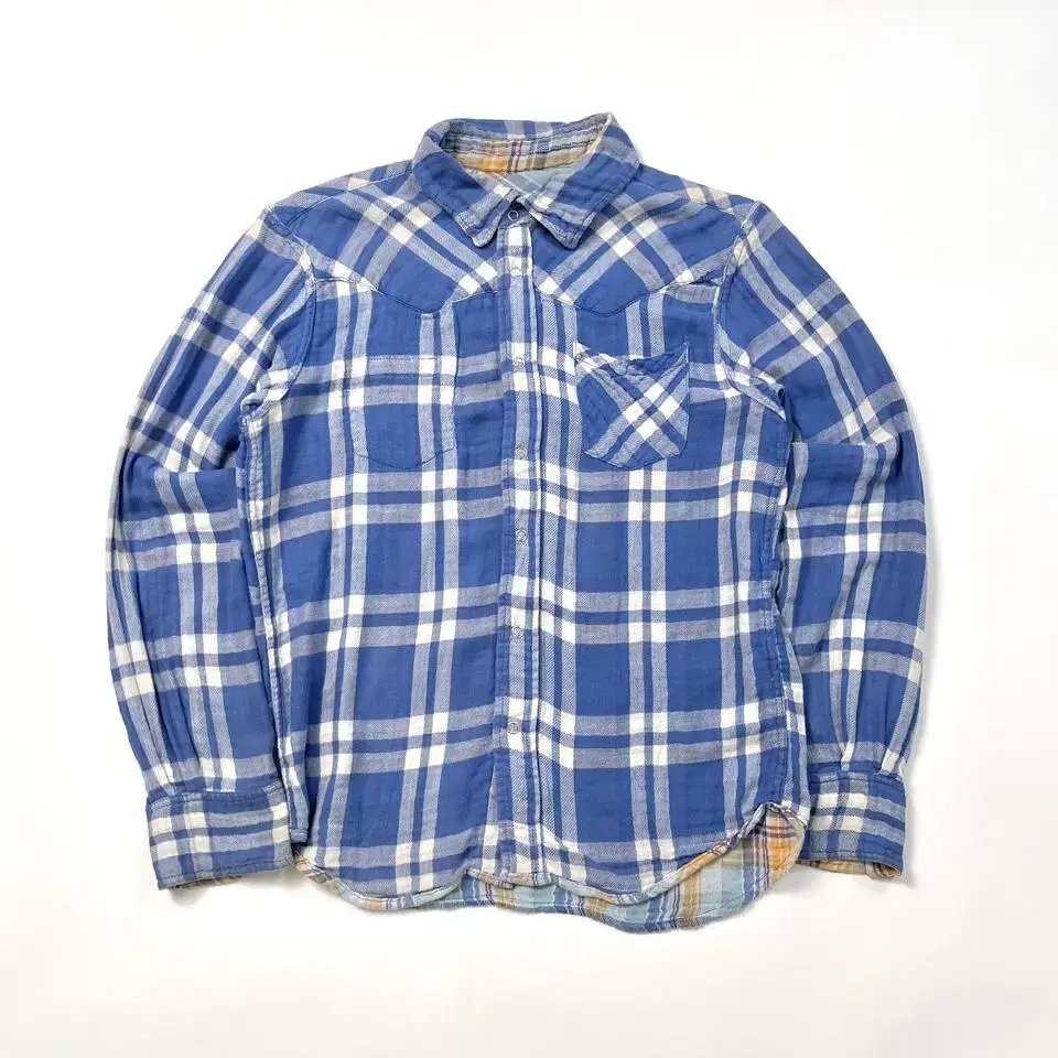 vintage reversible check flannel western