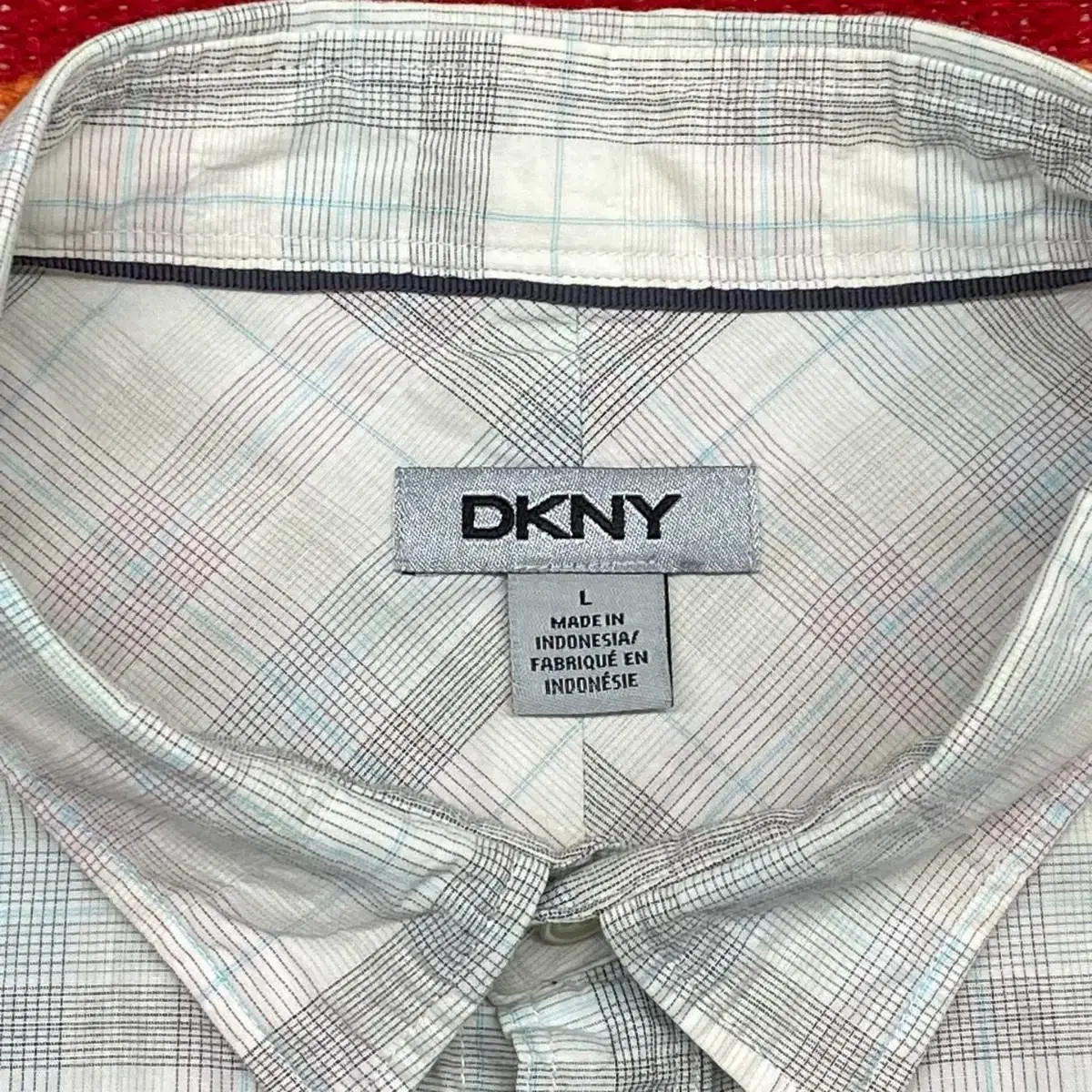 미국빈티지 DKNY 체크셔츠