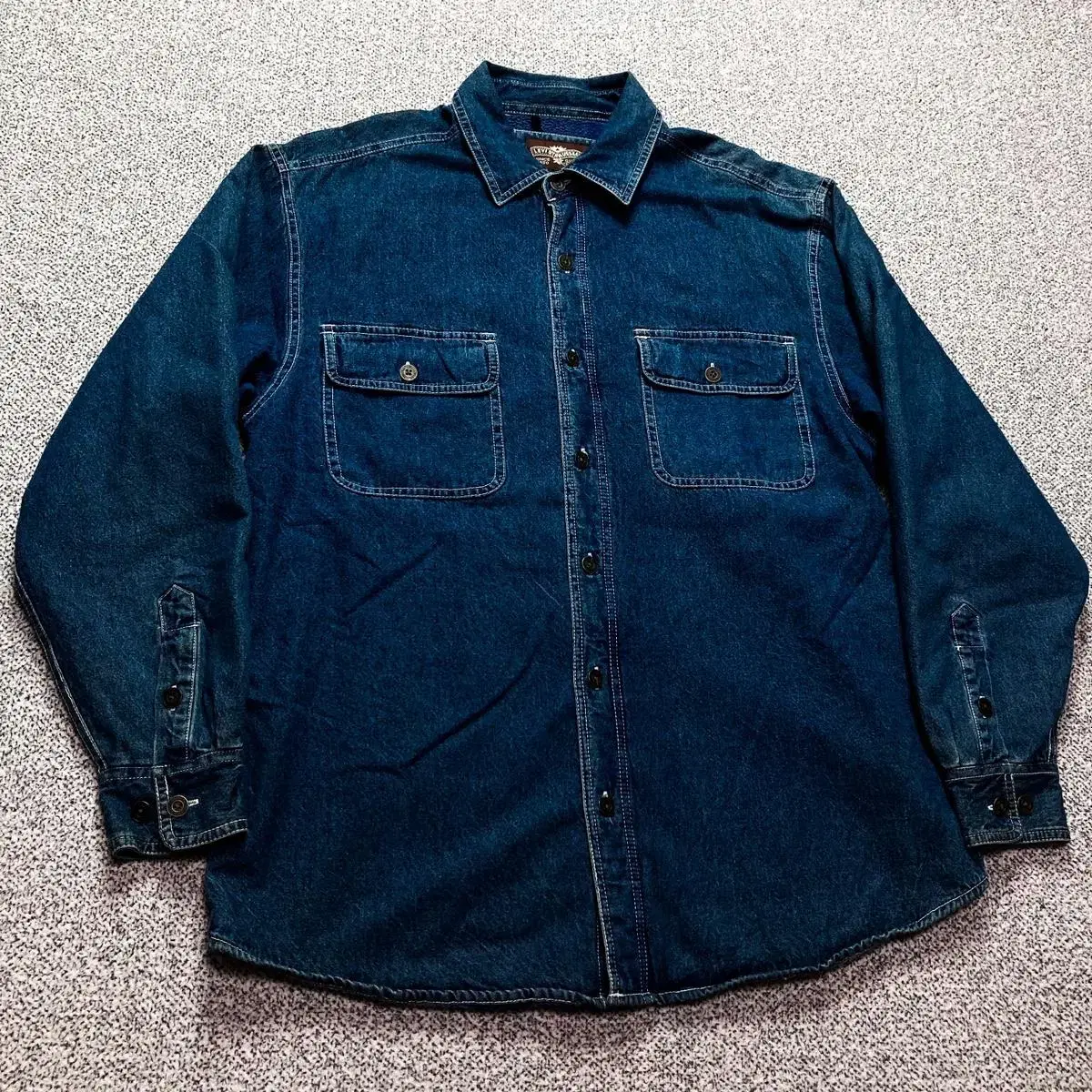 90s Levis Strauss 리바이스 Fleece 버튼 다운 자켓