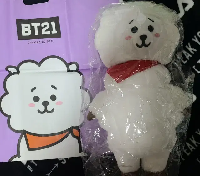 (무배)BT21 알제이 스탠딩돌 구버전