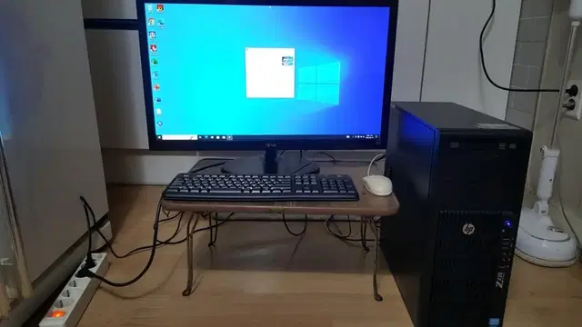 HP Z420 가성비게임PC 세트 삼성27인치 모니터