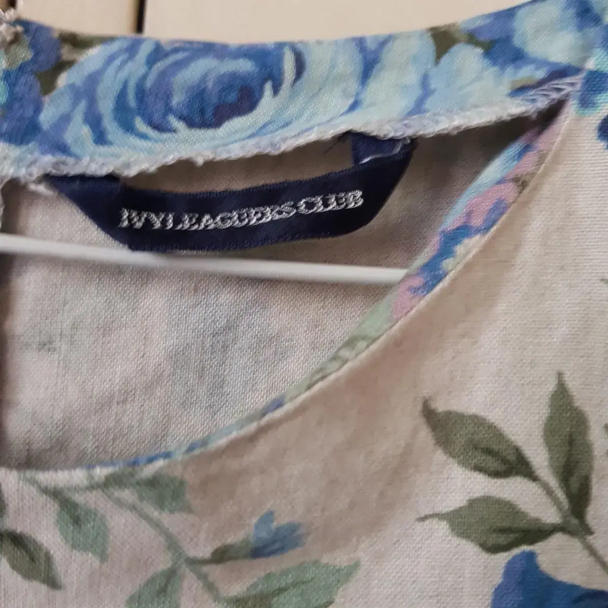 IVYLEAGUERS CLUB 영국장미 프린트 린넨 원피스