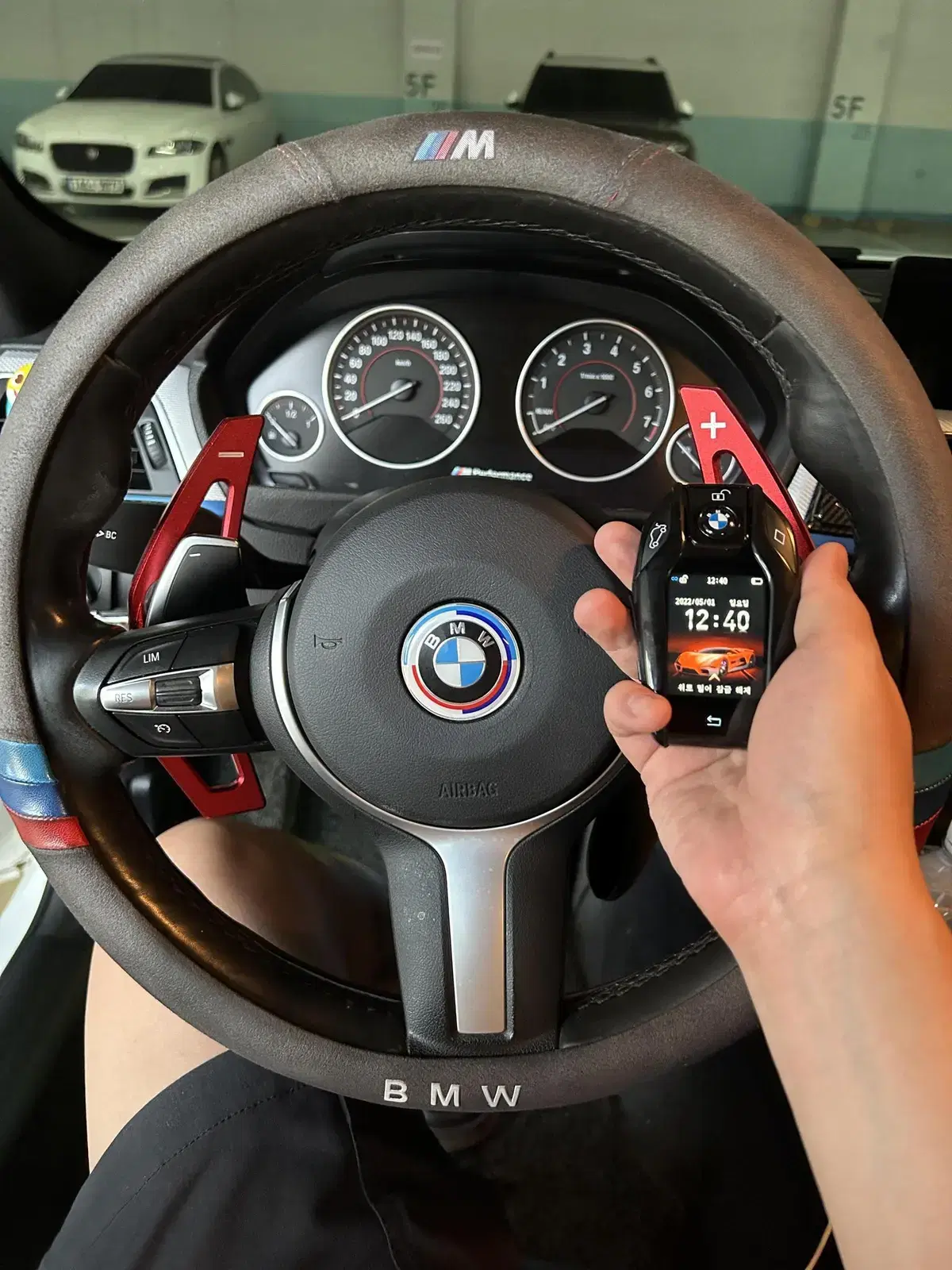 bmw3시리즈 스마트 신형디스플레이 개조 자동차키컨버전