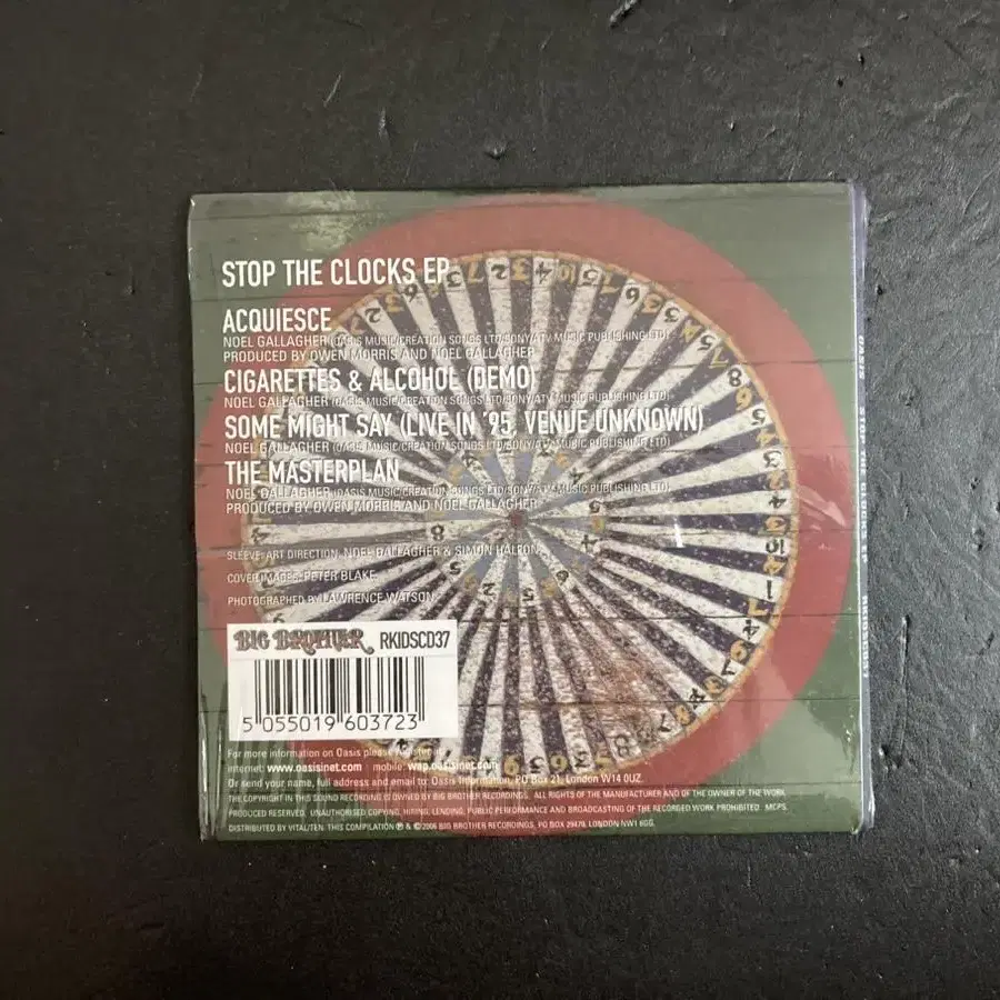 오아시스-Stop The Clocks EP UK발매 미개봉CD