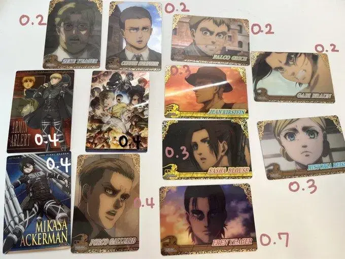 Attack on Titan Collector's Photo Card