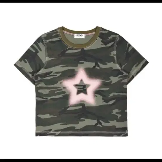 AEAE HALF TONE STAR T-SHIRT [CAMO]