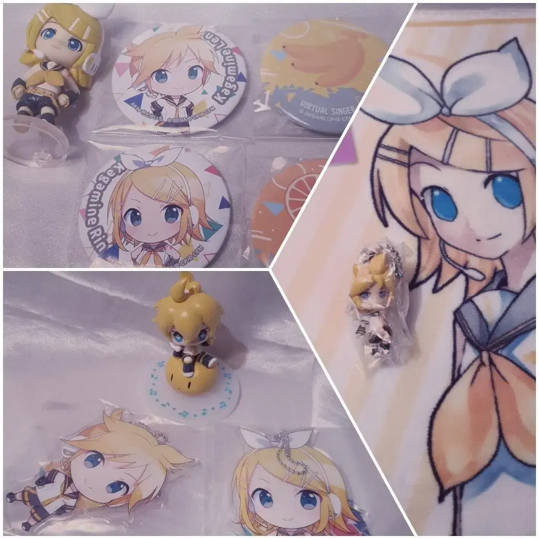 Kagamine Rin Ren Figures keyring Towel Towel CanBadgerBadgerBuddy StrapNendoroidPuchiGoods