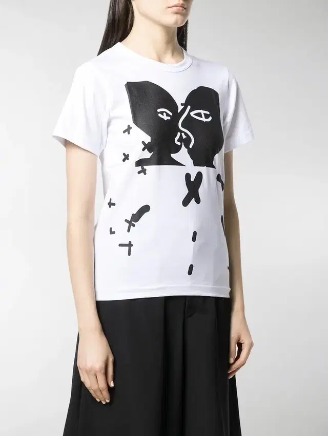 Comme Des Garcons Kiss Printed T-shirt