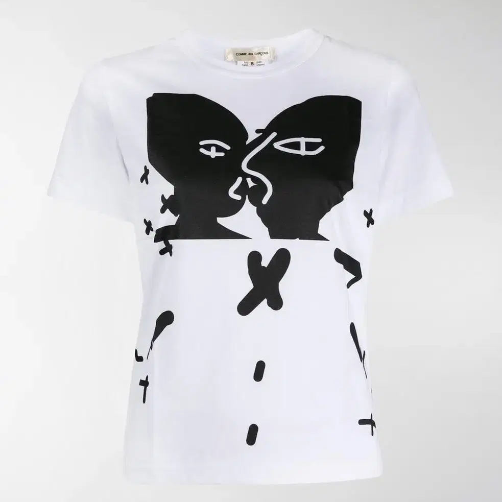 Comme Des Garcons Kiss Printed T-shirt