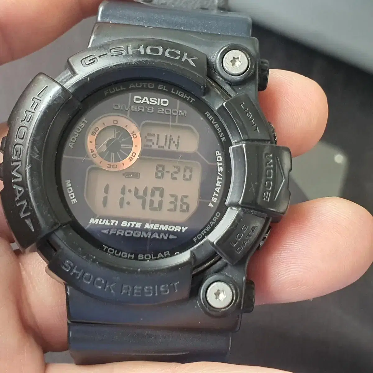 g shock  frogman gw200ms