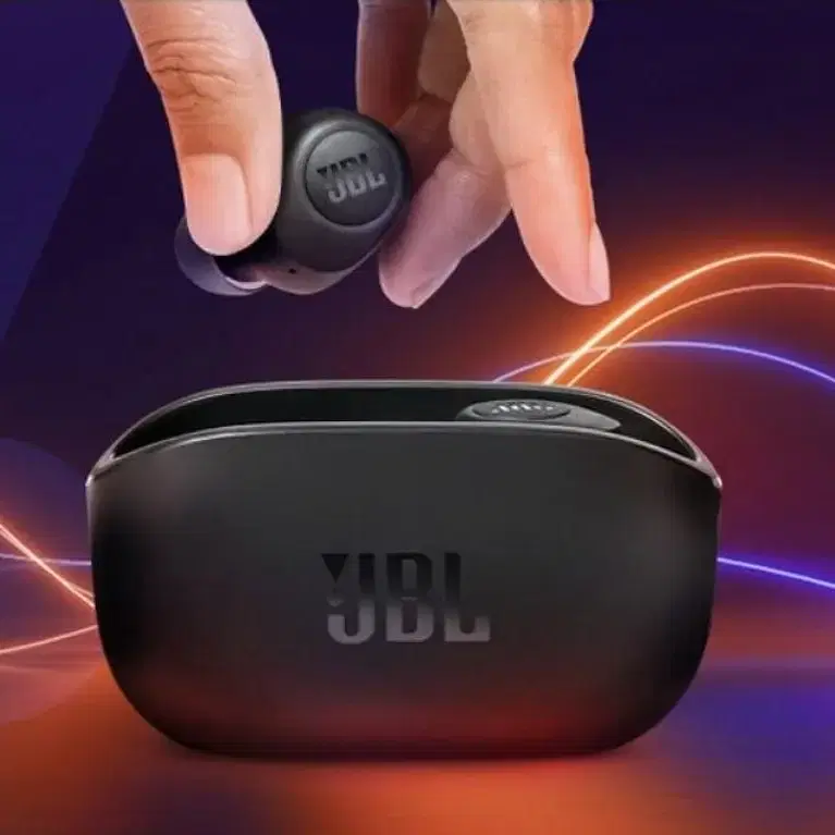 JBL 블루투스 이어폰 WAVE 100TWS 블랙색상