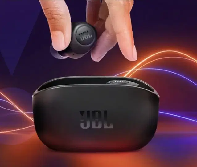 JBL 블루투스 이어폰 WAVE 100TWS 블랙색상