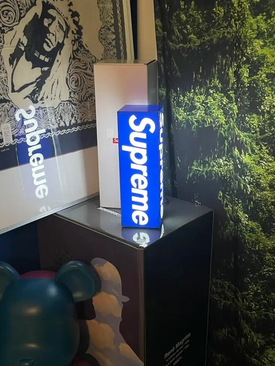 Supreme BOX LOGO lamp RED 弱々し 