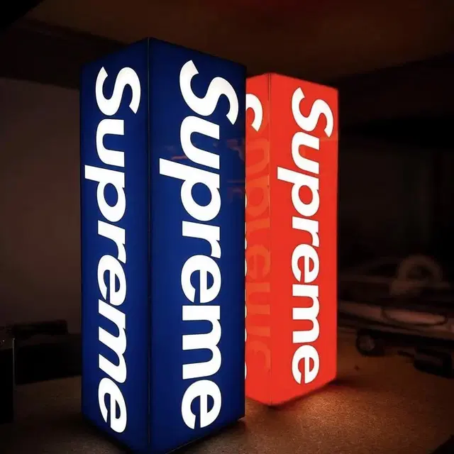 Supreme Box Logo Lamp Red - 23FW 슈프림 박스