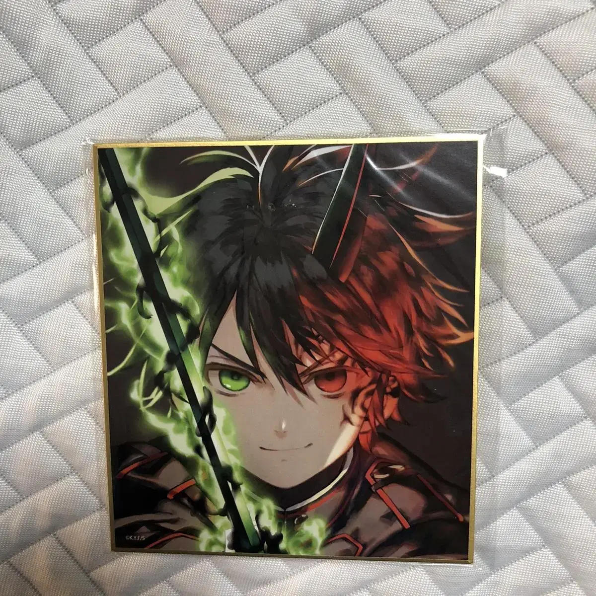 Seraph of the Apocalypse Yuichiro U Official Colored Paper Goods Chong Se