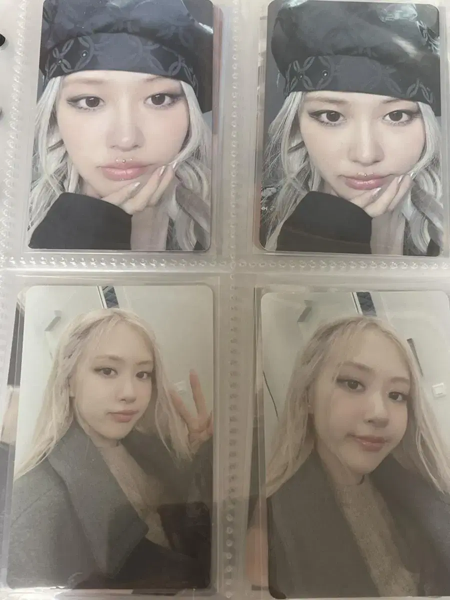 Black pink rosé photocard for sale