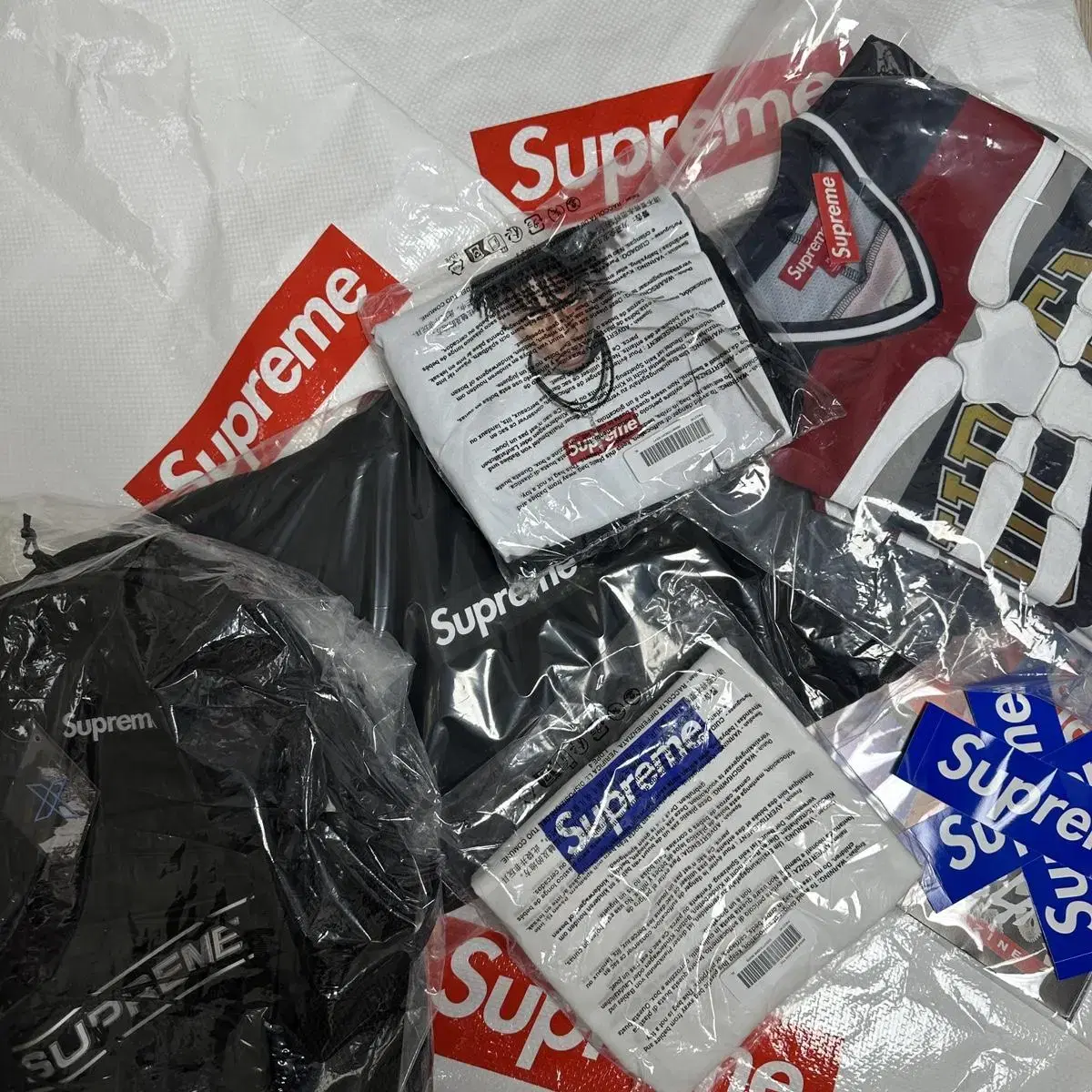 Supreme Reusable Bags, Stickers, Posters