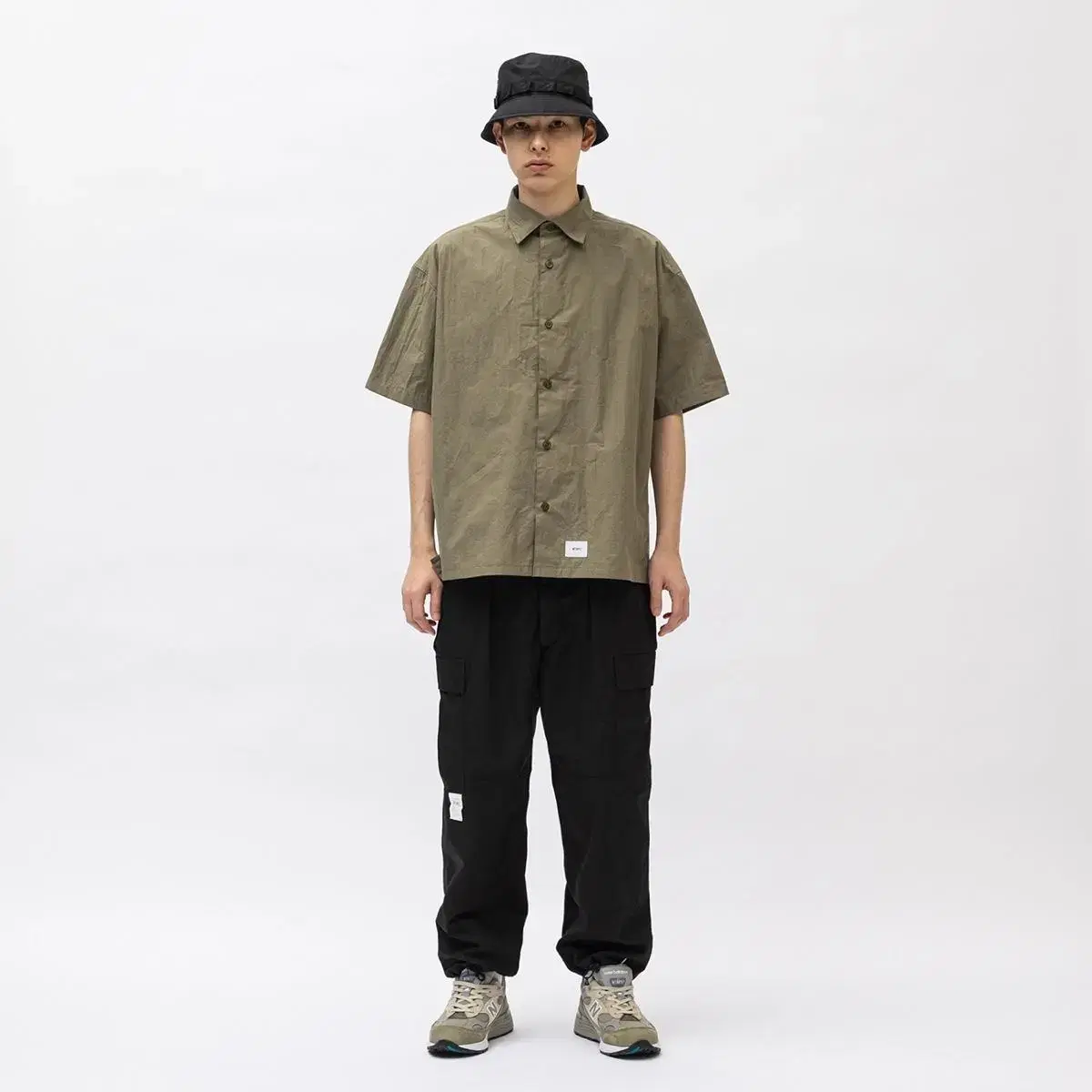 [L] DoubleTaps Ingredient Shirt Olive wtaps ingredient