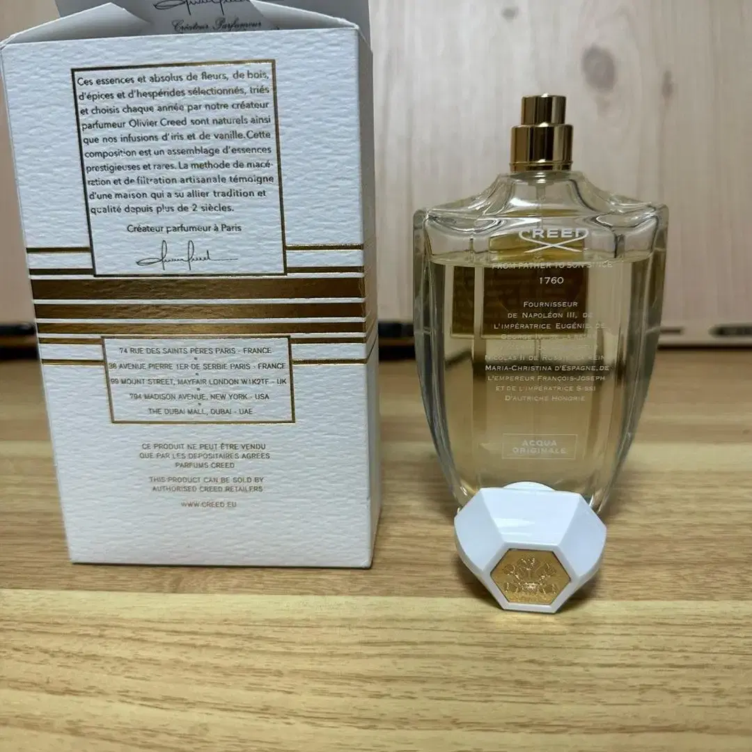 크리드 아쿠아 세드르 블랑 100ml 판매합니다.