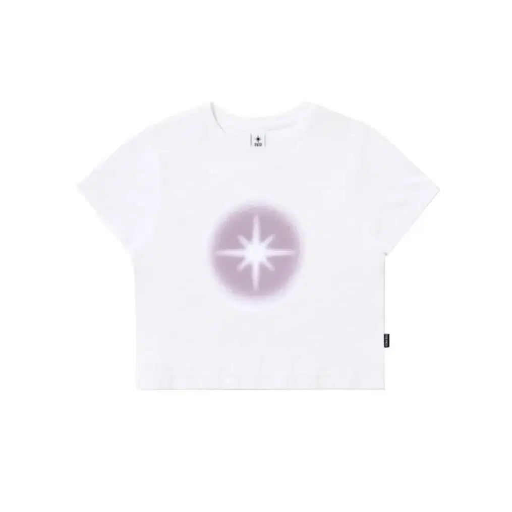 파코 FAVICON BRUSHED CROP TEE WHITE