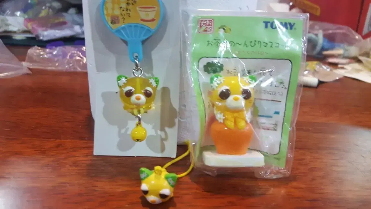 Green Tea Dog Ochaken Figures 3pcs Gacha