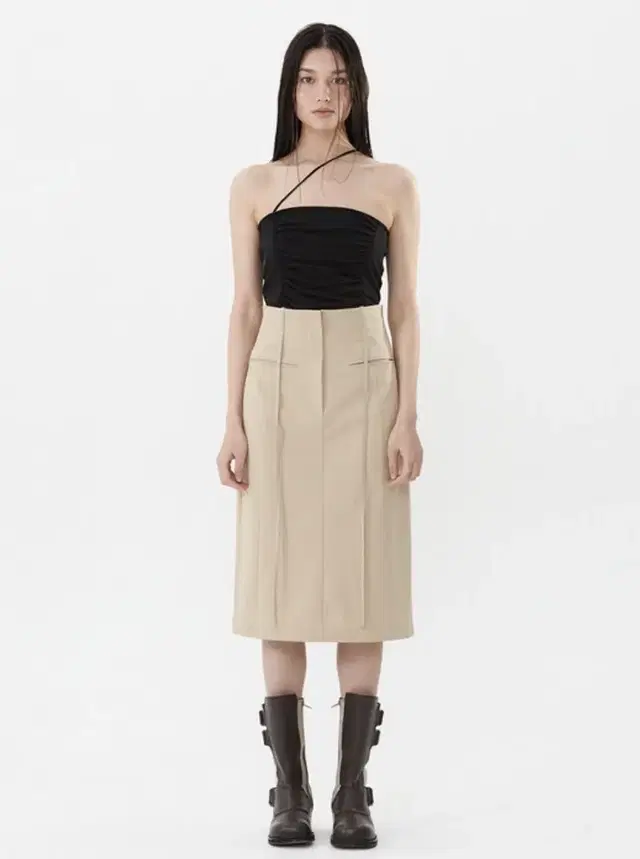 The open product | Belt Loop Strap Skirt