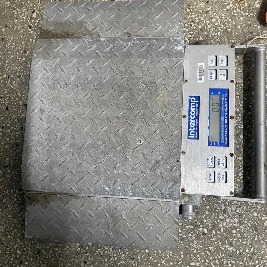 미군도 사용하는 11톤 과적 확인용 인터콤프 축중계 축중기