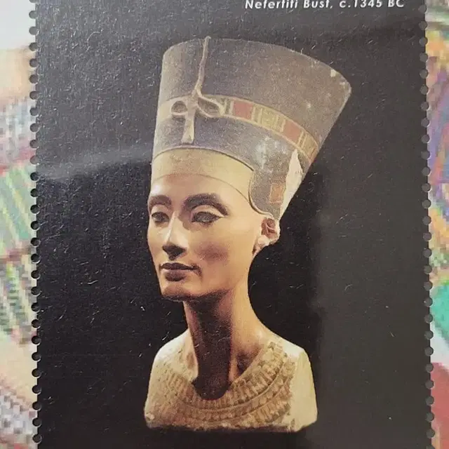 (외국우표) 독일 박물관에 소장중인이집트 유물  Nefertiti