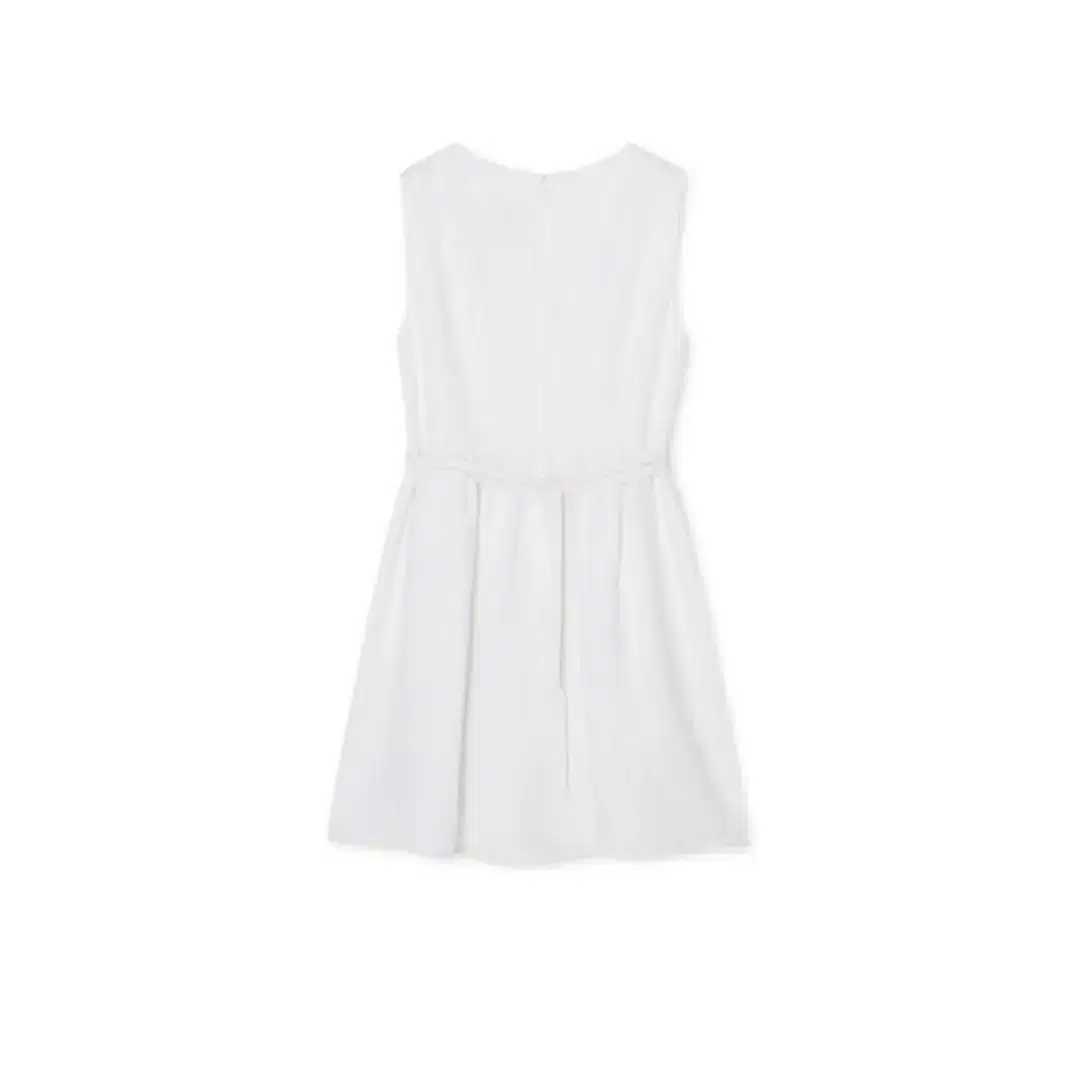 급처)타낫 Linen sleeveless flare one-piece