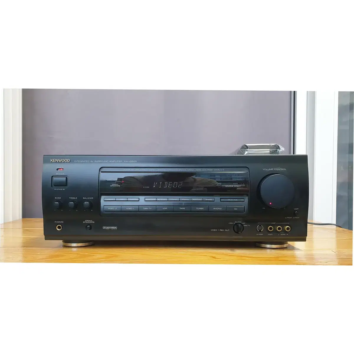 캔우드 AV앰프 Kenwood KA-V5500 리모컨 포함(1990년)