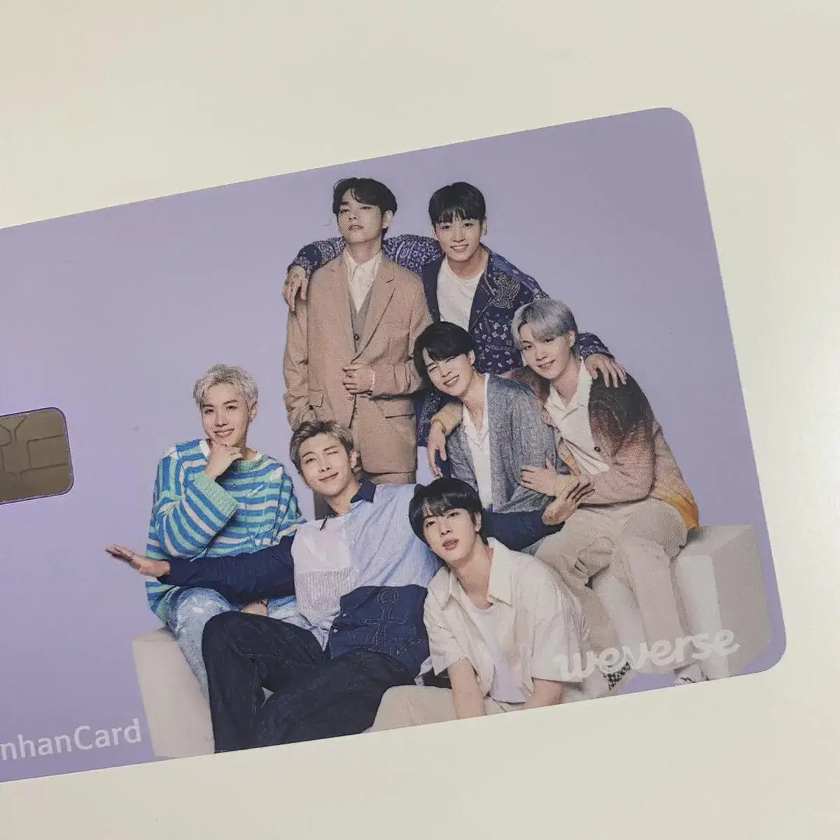 BANGTAN SHINHAN CARD Photo Plate