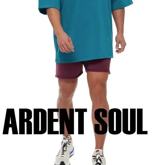 아던트소울 ardent soul 반팔티 M 오버핏 머슬핏 기본티 흰티셔츠