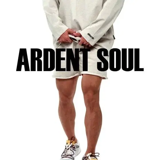 아던트소울 ardent soul 반팔티 M 오버핏 머슬핏 기본티 흰티셔츠